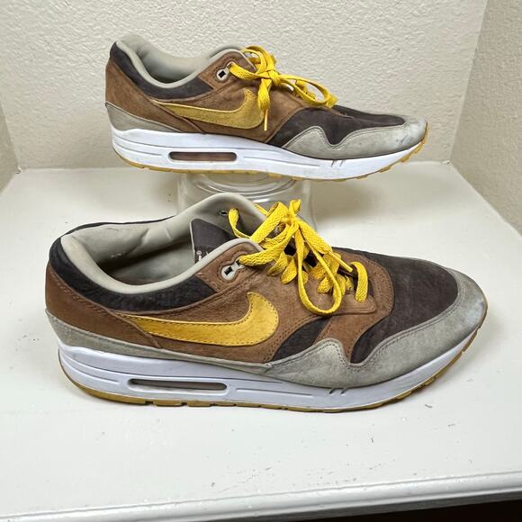Nike Air Max 1 Premium Ugly Duckling Mens size 13 Suede Pecan 2022 No Box - Picture 1 of 7